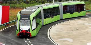 Can go everywhere. it was called art, not for garfunkel, but for autonomous rain transit. China Built A Self Driving Train Bus Hybrid Vehicle