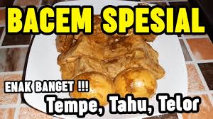 Pada umumnya masakan tempe bacem yang termasuk dalam resep masakan indonesia ini mempunyai dua jenis yakni tempe bacem rebus dan tempe bacem goreng. Resep Bacem Tahu Tempe Tanpa Digoreng Telur Mudah Dan Enak Banget Youtube