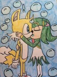 Featuring playable cosmo sonic world mod 🎮more gaming. Tails X Cosmo Underwater Tails Sudden Kiss By Sorceressemilyann715 On Deviantart