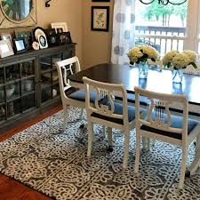 It really compliments the wood color of our antique duncan phyfe style table and chairs and updates the room. New Life For My Duncan Phyfe