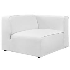 Armless accent chair leisure chair single sofa with lumbar pillow chevron. Miami Modern White Fabric Right Facing Chair Eurway