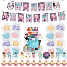 Maybe you would like to learn more about one of these? Bts Bangtan Boys Soyeondan Themed Birthday Party Decoration Kit Kpop Idol Korean Star Party Supplies Shopee Philippines