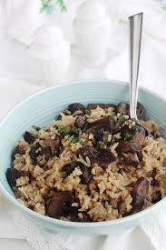 Riz Aux Champignons Au Four Recette Riz Aux Champignons Recettes De Cuisine Recette Riz Pilaf