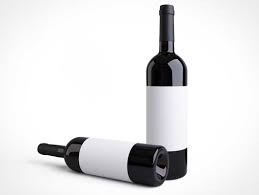 Download Dark Wine Glass Bottle Punt Psd Mockup Psd Mockups