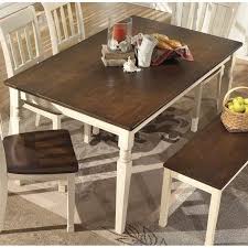 Signature Design By Ashley Whitesburg Brown Cottage White Rectangular Dining Room Table Walmart Com In 2020 Rectangular Dining Room Table Square Kitchen Tables White Dining Room Table