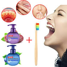 Minty fresh flavor · clean & fresh · repairs sensitive teeth Stain Removal Whitening Toothpaste Fight Bleeding Gums Toothpaste Prevent Tooth Decay No Fluoride Strengthen Teeth Dropshipping Toothpaste Aliexpress