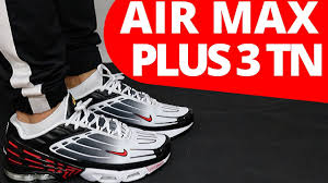 In a popping royal blue colourway with gold detailing to the tpu accents on the upper for a modern look that still pays homage to the og. Nike Tn Air Max Plus 3 Black White University Red On Foot Youtube