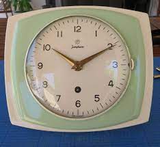junghans ceramic vintage kitchen clock keuken klokken vintage keuken vintage klokken
