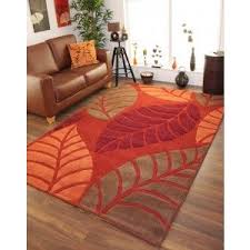 Julio Terracotta Burnt Orange Wine Handmade Thick Wool Rug 2 Sizes Living Room Decor Orange Living Room Orange Burnt Orange Living Room