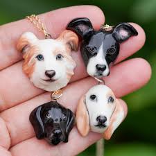 Personalized Dog Pendant, Custom Dog Portrait Necklace, Perfect Gift for  Animal Lovers