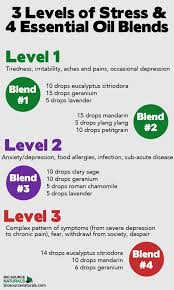 These Four Essential Oil Blends Correlate To Particular Levels Of Stress Find What W Essential Oils For Stress Essential Oil Blends Essential Oils Aromatherapy
