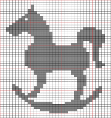 free rocking horse knitting chart