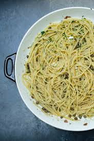 Spaghetti With Anchovies And Capers Recipe The Taste Recipe Anchovy Recipes Capers Recipe Anchovies