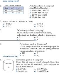 Maybe you would like to learn more about one of these? Materi Pelajaran Matematika Kelas 6 Sd Mi Semester 1 2 Bab 2 Satuan Debit