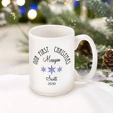 Personalized Our First Christmas Coffee Mug Walmart Com Christmas Mugs Holiday Coffee Christmas Coffee