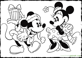 Check spelling or type a new query. Mickey And Minnie Christmas Coloring Pages Coloring Home