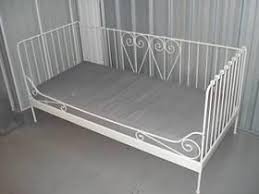 Included are 3 under bed drawers for storage. White Ikea Daybed Wrought Iron Bed Ikea Daybed Iron Bed