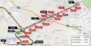 Map of islamabad (islamabad region / pakistan), satellite view: Metrobus Project Peshawar More To New Islamabad International Airport Route Map Sports Workers Helpline