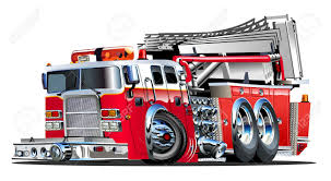 Truck fire engine colorful illustration. Vector Cartoon Fire Truck Royalty Free Cliparts Vectors And Stock Illustration Image 18728548