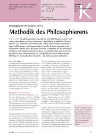 Methodik Des Philosophierens Philosophieren Mit Kindern Teil 3 Philosophieren Philosophieren Mit Kindern Unterricht Ideen