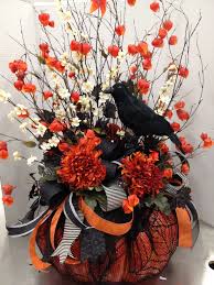 Shop for indoor halloween decor in halloween decor. Pin By Cindy Walton On Florals From Other Michaels Designers Halloween Floral Arrangements Halloween Flowers Halloween Flower Arrangements