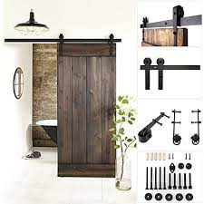 4.7 out of 5 stars. Smartstandard 6 6ft Heavy Duty Sturdy Sliding Barn Door Hardware Kit Smoothly And Qui Modern Sliding Barn Door Sliding Door Systems Sliding Barn Door Hardware