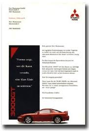 Management Und Logistik Werbebrief Muster Autohaus