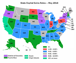 state capital gains tax rates realtor party