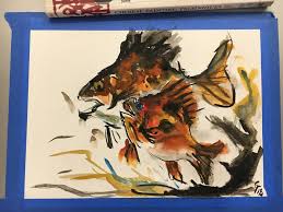 Having a basis in fundamental painting techniques and styles is going to drastically help when. I Tried Out The Loose Chinese Ink Technique From The Above Book Dropped The Brush On The Painting Any Tips I M Going In For Round 2 Tomorrow Watercolor