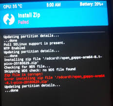Zip File Is Corrupt Error In Twrp Android Enthusiasts Stack Exchange