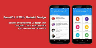 Android News App Mobile App Templates App Template App