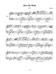 Instrumental solo in ab major (transposable). Kiss The Rain C Major Songs