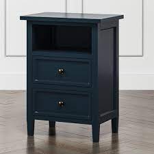 The end table features 2 spacious drawers for storing remotes, coasters, magazines, and other household items. Harbor Indigo 2 Drawer Nightstand Reviews Crate And Barrel