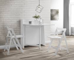 Julian Bowen Helsinki Compact Folding Table 2 Chair White In 2020 Space Saver Dining Table Dining Table Chairs White Wood Table