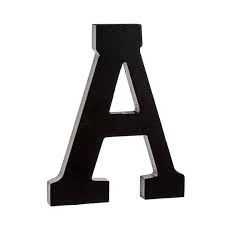 7 Black Wooden Letter By Artminds In 2020 Wooden Letters Michaels Wooden Letters Alphabet Letters Decor