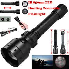 2017 Long Range Infrared 10w Ir 850nm T50 Led Hunting Light Night Vision Torch 18650 Safety Survival Z816 Hunting Light Hunting Flashlight Waterproof Led