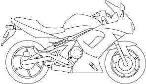 Un coloriage de moto prêt à imprimer et à colorier. 113 Dessins De Coloriage Moto A Imprimer