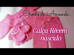 Calça De Croche Para Bebe Recem Nascido Calca Em Croche Recem Nascido Saida De Maternidade Youtube Em 2020 Croche Recem Nascido Croche De Bebe Roupas De Croche Para Bebe