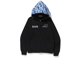 Bape X Pagani Full Zip Hoodie Black