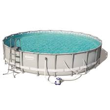 Bestway Power Steel Silver 22 X 4 3 Foot Above Ground Swimming Pool W Pump Filter Above Ground Swimming Pools Above Ground Pool Best Above Ground Pool