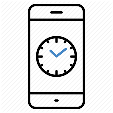 Get free icons of clock in ice cream style for your design. Alarm Clock Device Mobile Mobile Clock Time Icon Download On Iconfinder