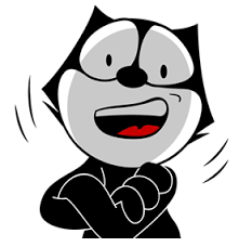 The Wonderful World Of Nini Chaospochi Felix The Cat Has Line Stickers Felix The Cats Spiderman Art Line Sticker
