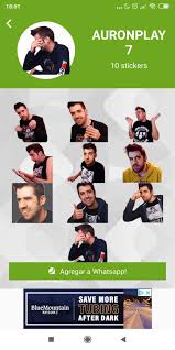 He was born in spain on november 5, 1988. Auronplay Wastickers Meme Stickers App For Android Apk Download