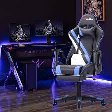 Buy gaming chair products and get the best deals at the lowest prices on ebay! Edwell Gaming Chair High Back Computer Chair Office Chair Gaming Chair With Footrest Adjustable Desk Chair With Headrest And Lumbar Support Pu Leather Gaming Chair For Adults Ergonomic Design Wayfair