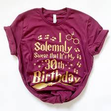 Free shipping for many products! I Solemnly Swear That It S My Birthday Harry Potter Birthday Shirt With Custom Age