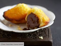 Madeleines Fourrees Au Chocolat Recettes Recette Nutella Recette Recette Madeleine Recette