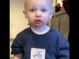 Toddler With Messy Face Staring At Camera Youtube