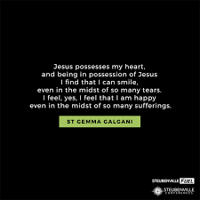 Can now be read for free here and also litany in honor. St Gemma Galgani Archives Steubenville Fuel