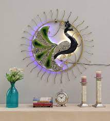 Check spelling or type a new query. Buy Sun Peacock Wall Art With Led In Multicolour By Mahalaxmi Art And Crafts Online Wildlife Metal Art Metal Wall Art Home Decor Pepperfry Product
