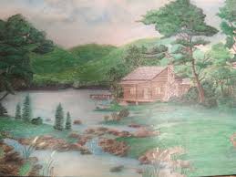 Contents 13 lukisan pemandangan tepi pantai 38 lukisan pemandangan gunung dan sungai Lukisan Dari Goresan Krayon Photos Facebook